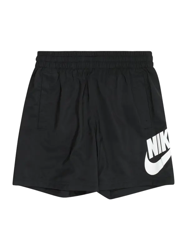 Nike Sportswear Nike Sportswear Hlače 'CLUB'  črna / bela
