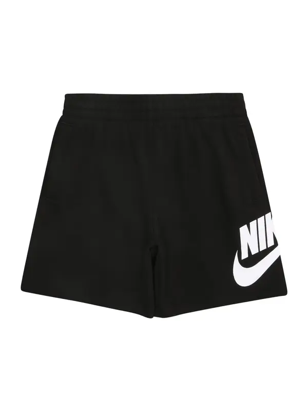 Nike Sportswear Nike Sportswear Hlače 'CLUB'  črna / bela