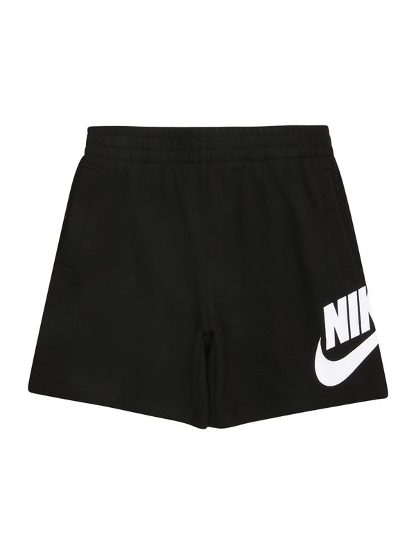 Nike Sportswear Nike Sportswear Hlače 'CLUB'  črna / bela