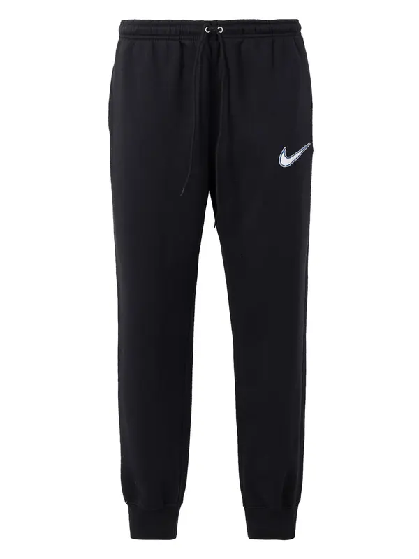 Nike Sportswear Nike Sportswear Hlače 'CLUB'  črna / bela
