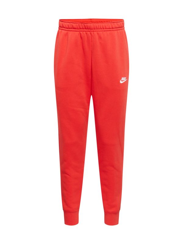 Nike Sportswear Nike Sportswear Hlače 'Club Fleece'  rdeča