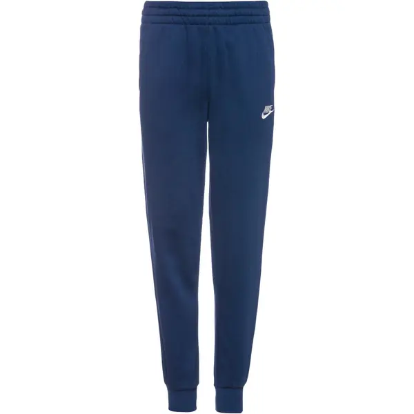 Nike Sportswear Nike Sportswear Hlače 'Club Fleece'  temno modra / bela