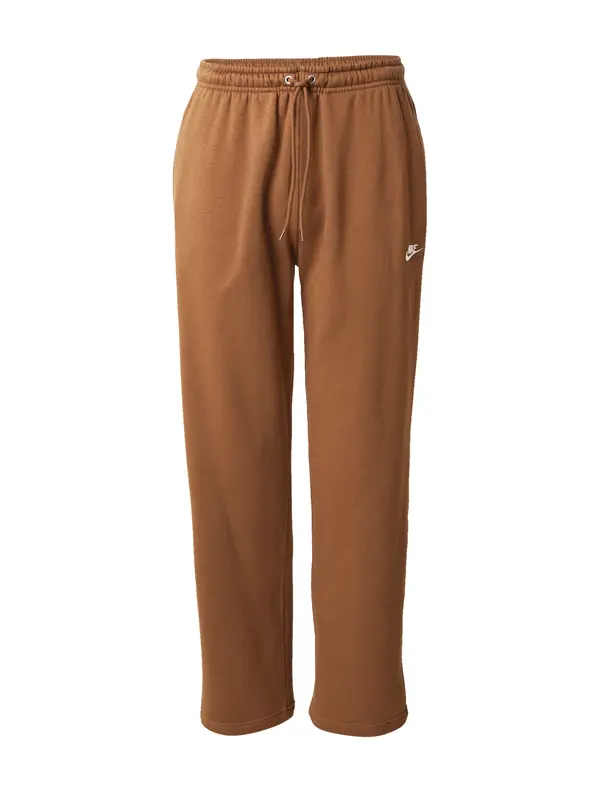 Nike Sportswear Nike Sportswear Hlače 'Club'  karamel / bela