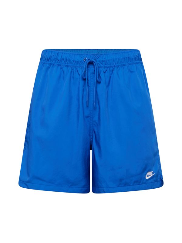 Nike Sportswear Nike Sportswear Hlače 'CLUB'  kraljevo modra / bela