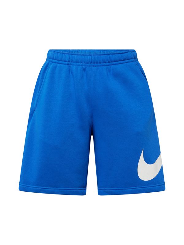 Nike Sportswear Nike Sportswear Hlače 'Club'  modra / bela