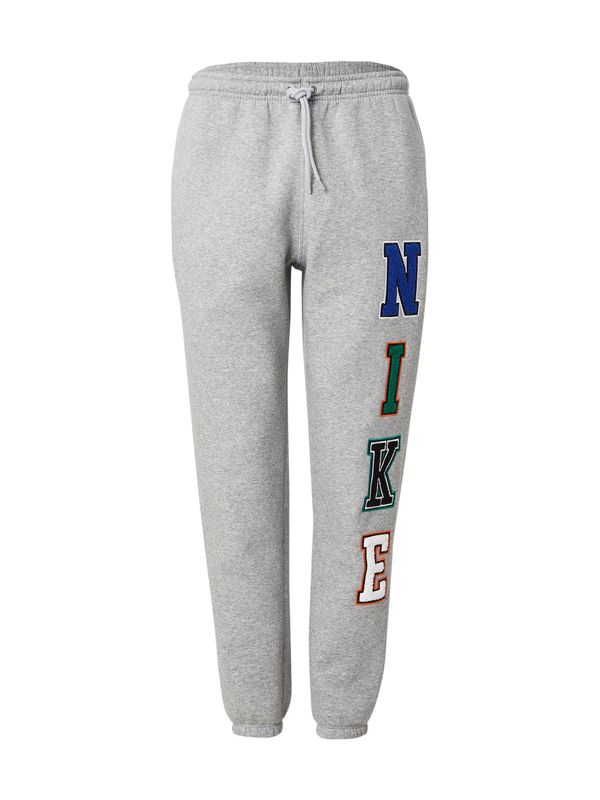 Nike Sportswear Nike Sportswear Hlače 'Club'  modra / siva / zelena / bela