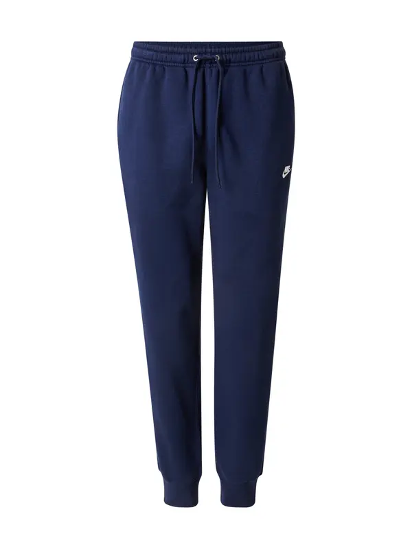 Nike Sportswear Nike Sportswear Hlače 'CLUB'  mornarska / bela