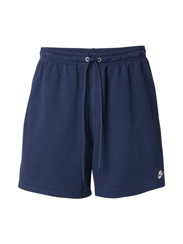 Nike Sportswear Nike Sportswear Hlače 'CLUB'  mornarska / bela