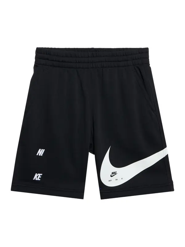 Nike Sportswear Nike Sportswear Hlače 'CLUB NG'  črna / bela