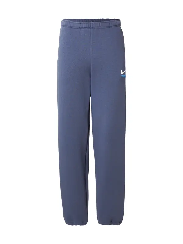 Nike Sportswear Nike Sportswear Hlače 'CLUB'  nočno modra / svetlo modra / bela