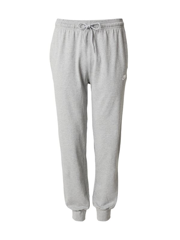 Nike Nike Sportswear Hlače 'CLUB'  pegasto siva