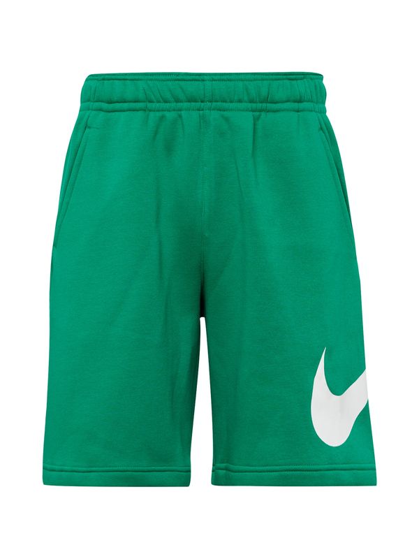 Nike Sportswear Nike Sportswear Hlače 'CLUB'  smaragd / bela