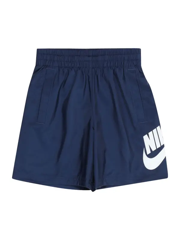 Nike Sportswear Nike Sportswear Hlače 'CLUB'  temno modra / bela