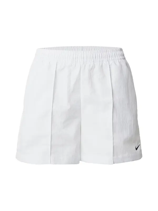 Nike Sportswear Nike Sportswear Hlače 'ESSNTL'  črna / bela