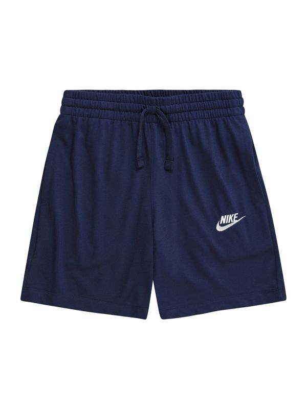 Nike Sportswear Nike Sportswear Hlače  mornarska / bela