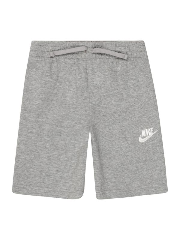 Nike Sportswear Nike Sportswear Hlače  pegasto siva / bela