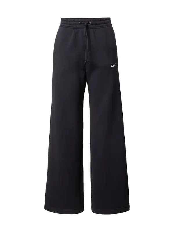 Nike Sportswear Nike Sportswear Hlače 'Phnx Flc'  črna / bela