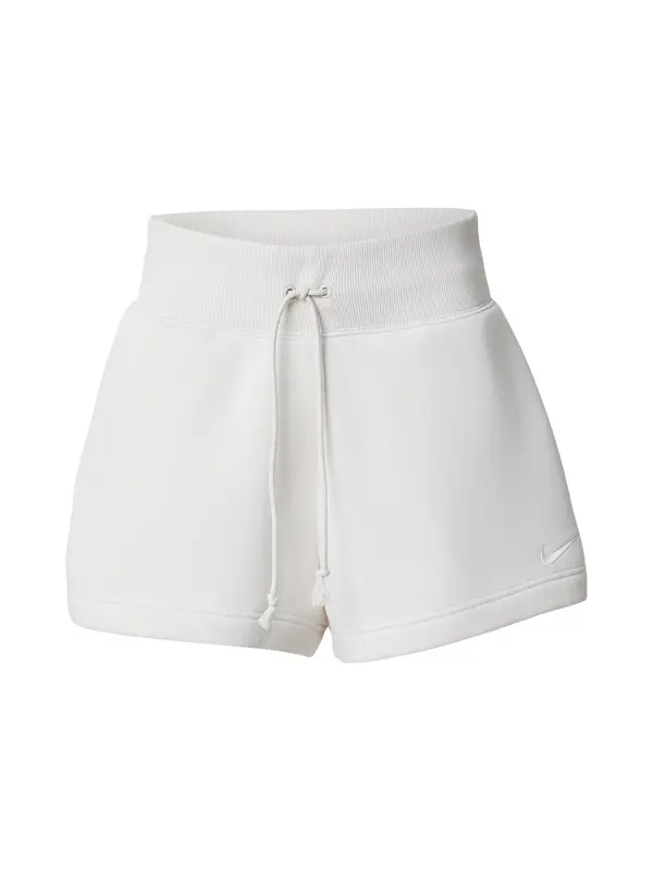Nike Sportswear Nike Sportswear Hlače 'PHNX FLC'  kremna / bela