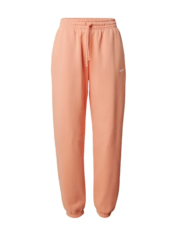 Nike Sportswear Nike Sportswear Hlače 'PHNX FLC'  marelica / bela