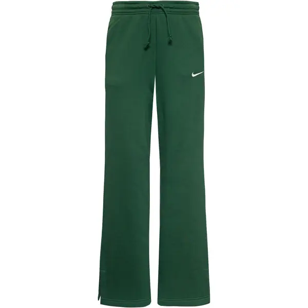 Nike Sportswear Nike Sportswear Hlače 'PHNX FLC'  temno zelena / bela