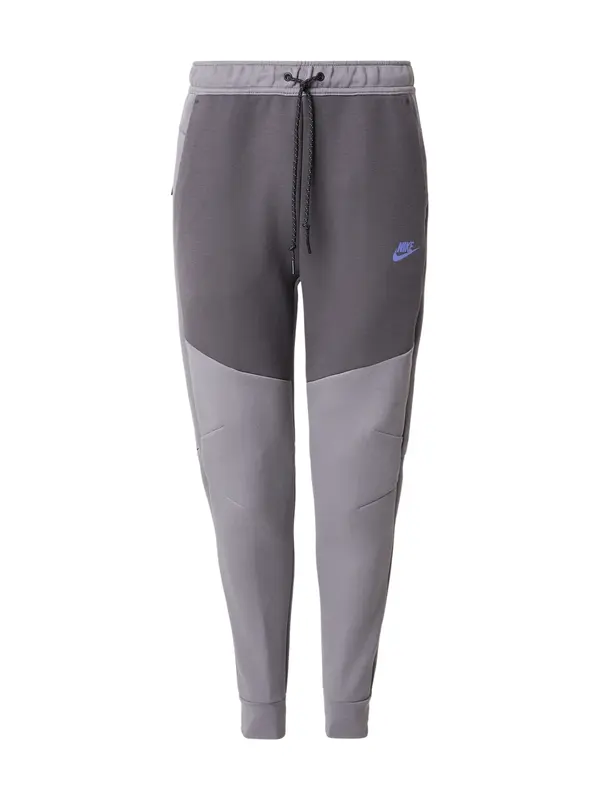 Nike Sportswear Nike Sportswear Hlače 'TCH FLC'  modra / siva / barva blata