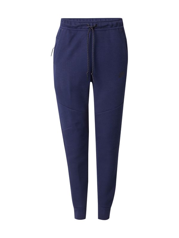 Nike Sportswear Nike Sportswear Hlače 'TCH FLC'  mornarska