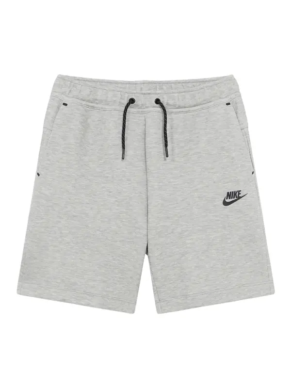 Nike Sportswear Nike Sportswear Hlače 'TCH FLC'  pegasto siva / črna