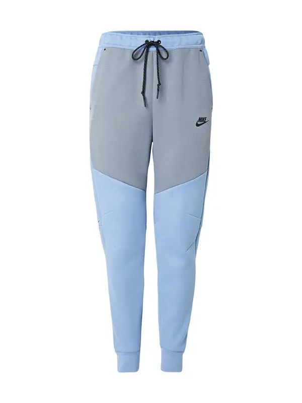 Nike Sportswear Nike Sportswear Hlače 'TCH FLC'  svetlo modra / siva