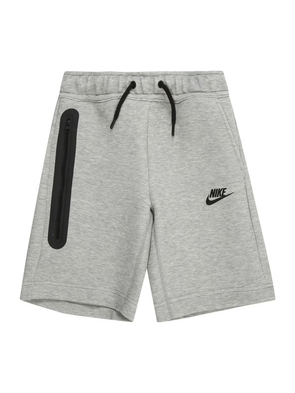 Nike Sportswear Nike Sportswear Hlače 'Tech Fleece'  siva / črna