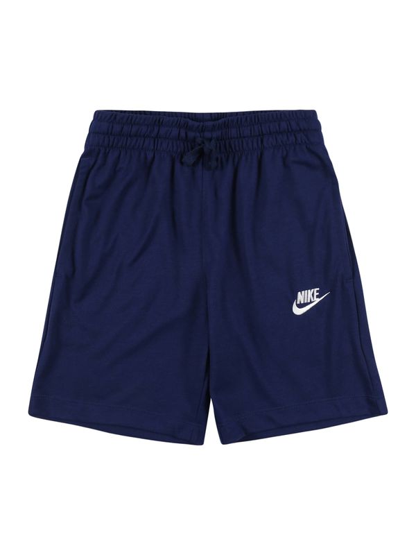 Nike Sportswear Nike Sportswear Hlače  temno modra / bela