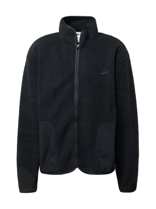 Nike Sportswear Nike Sportswear Jopa iz flisa 'CLUB'  črna