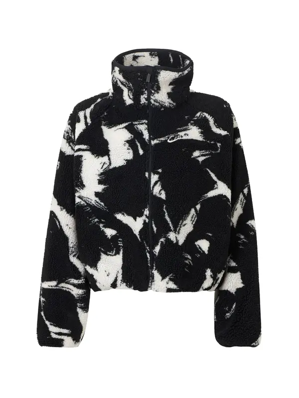 Nike Sportswear Nike Sportswear Jopa iz flisa 'STREET'  črna / off-bela