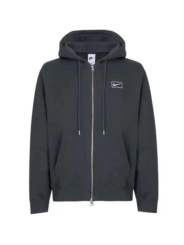 Nike Sportswear Nike Sportswear Jopa na zadrgo  antracit / bela