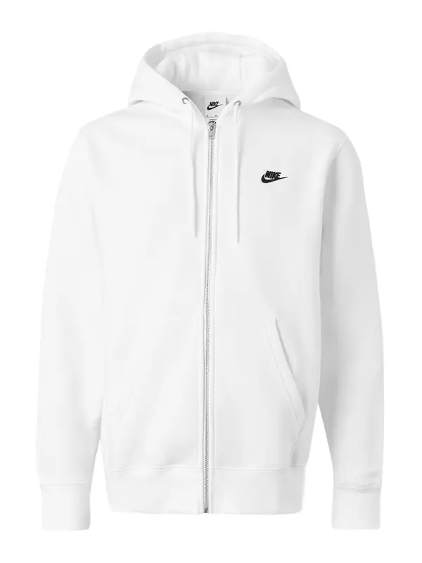 Nike Sportswear Nike Sportswear Jopa na zadrgo 'CLUB'  bela