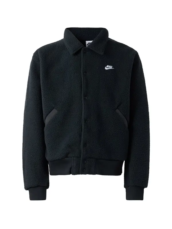 Nike Sportswear Nike Sportswear Jopa na zadrgo 'CLUB'  črna