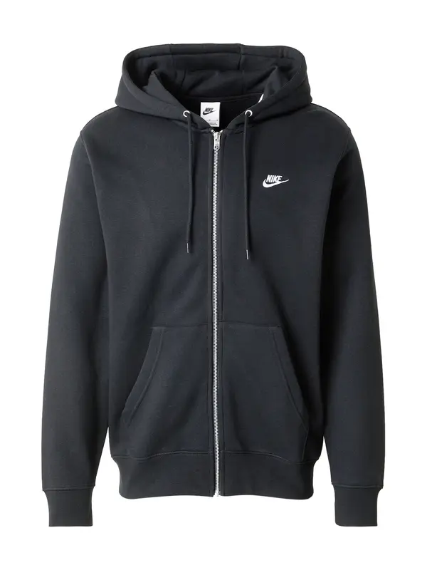 Nike Sportswear Nike Sportswear Jopa na zadrgo 'CLUB'  črna
