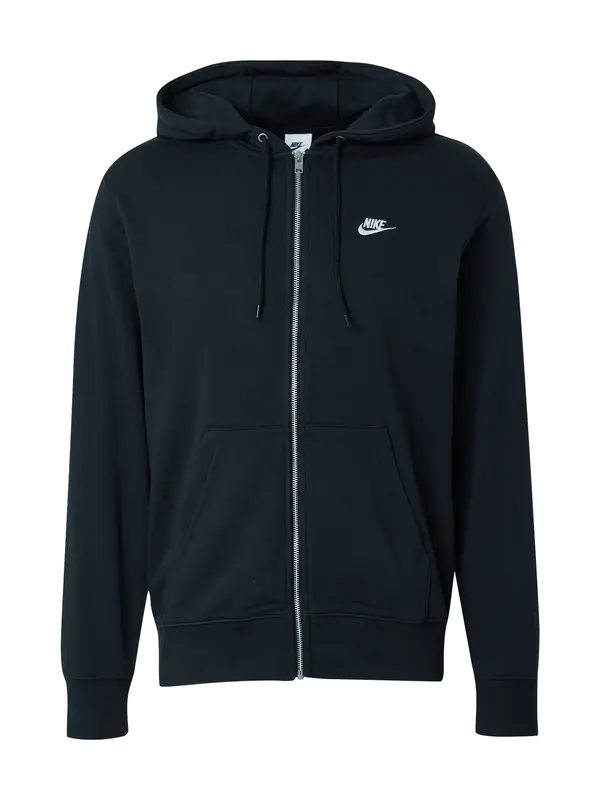 Nike Sportswear Nike Sportswear Jopa na zadrgo 'Club Fleece'  črna