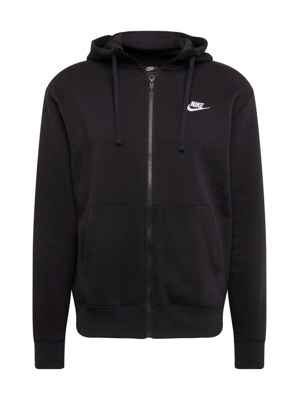 Nike Sportswear Nike Sportswear Jopa na zadrgo 'Club Fleece'  črna