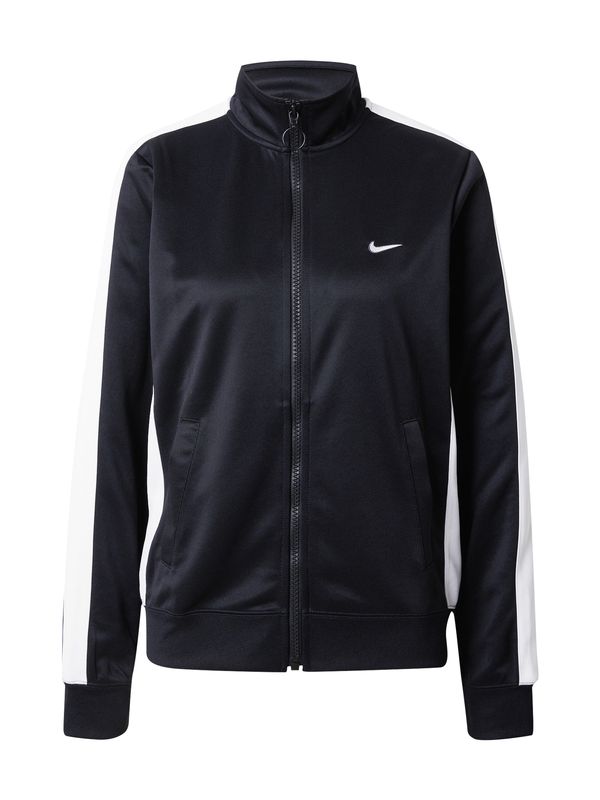 Nike Sportswear Nike Sportswear Jopa na zadrgo  črna / bela