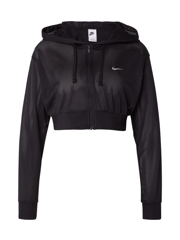 Nike Sportswear Nike Sportswear Jopa na zadrgo 'MESH COORD'  črna