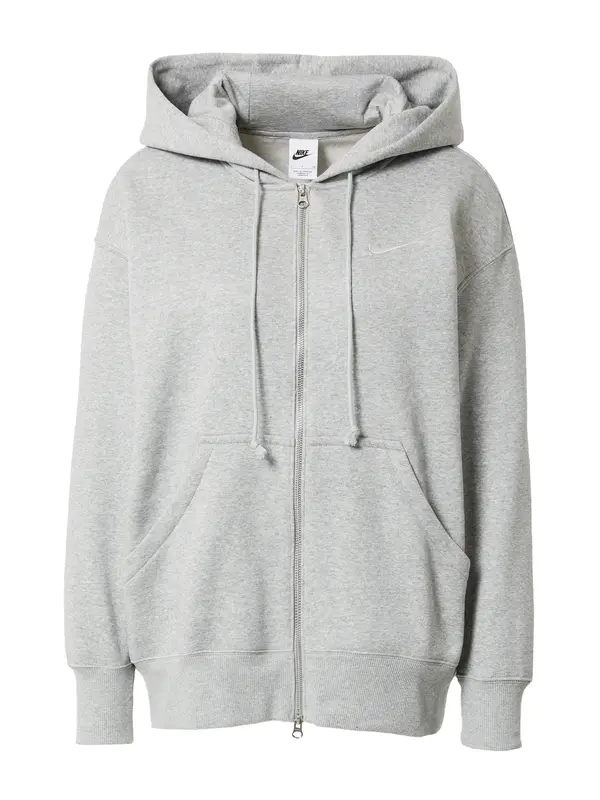 Nike Sportswear Nike Sportswear Jopa na zadrgo 'Phoenix Fleece'  pegasto siva