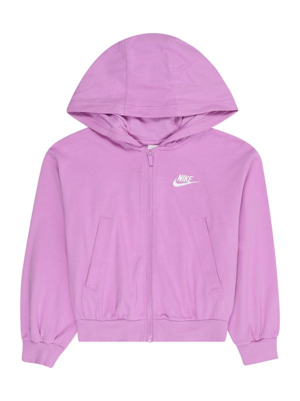 Nike Sportswear Nike Sportswear Jopa na zadrgo  roza / bela