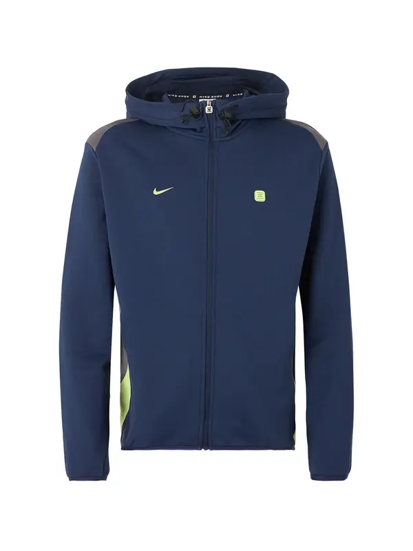 Nike Sportswear Nike Sportswear Jopa na zadrgo 'SHOX'  mornarska / temno siva / svetlo zelena