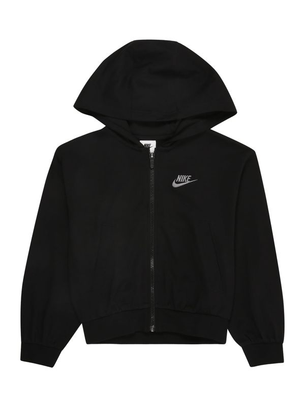 Nike Sportswear Nike Sportswear Jopa na zadrgo  siva / črna