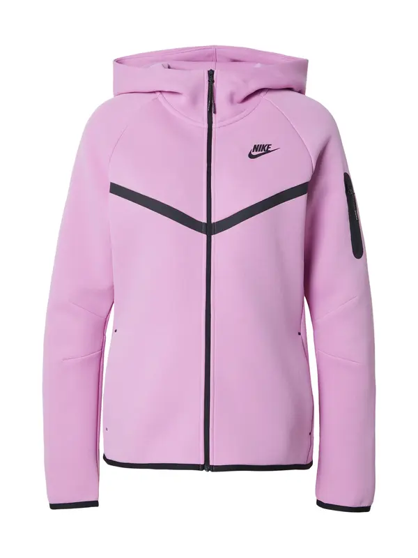 Nike Sportswear Nike Sportswear Jopa na zadrgo 'TCH FLC 2'  eozin / črna