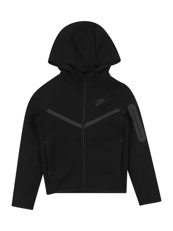 Nike Sportswear Nike Sportswear Jopa na zadrgo 'TCH FLC'  antracit / črna