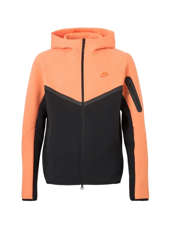 Nike Sportswear Nike Sportswear Jopa na zadrgo 'Tech Fleece'  antracit / oranžna / črna