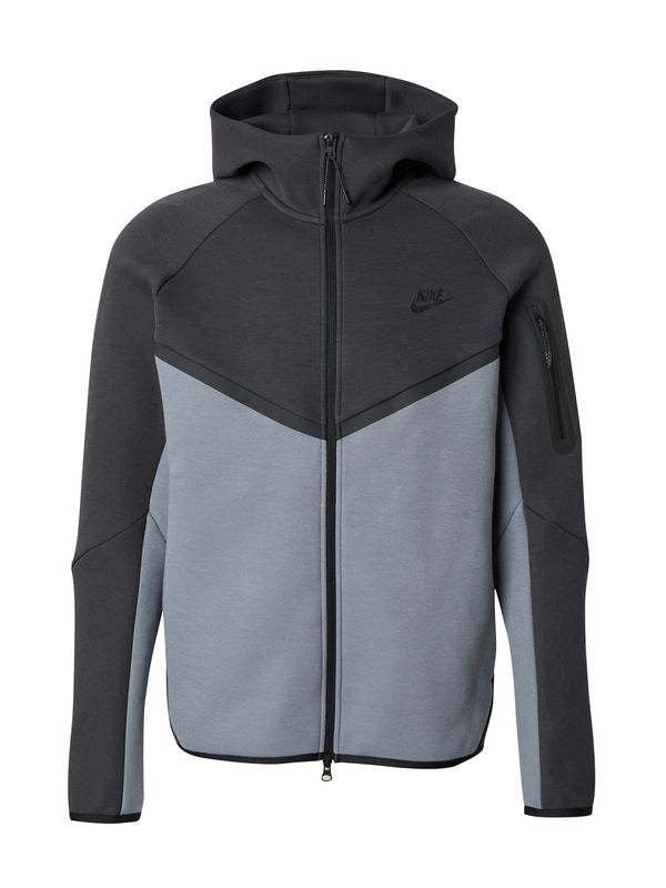 Nike Sportswear Nike Sportswear Jopa na zadrgo 'TECH FLEECE'  antracit / svetlo siva / temno siva