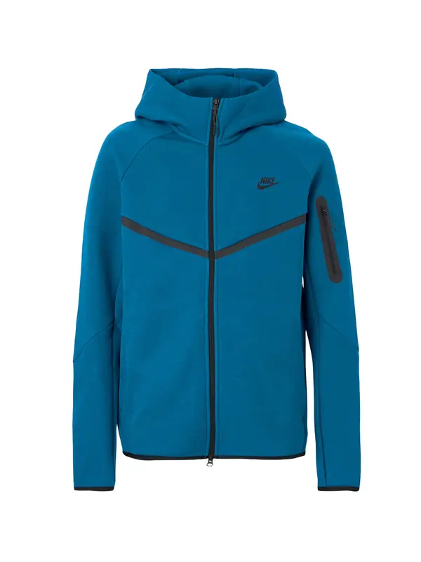Nike Sportswear Nike Sportswear Jopa na zadrgo 'TECH FLEECE'  azur / črna