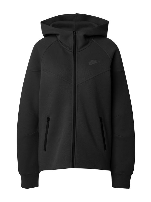 Nike Sportswear Nike Sportswear Jopa na zadrgo 'TECH FLEECE'  črna